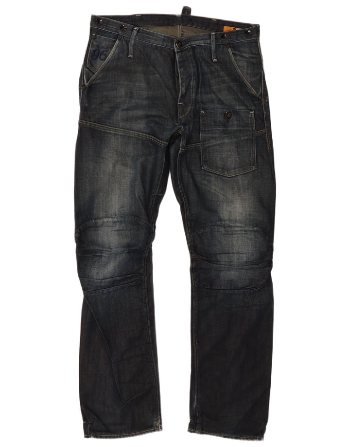 G-Star Jean Cargo Droit Homme W33 L32 Bleu Marine Coton