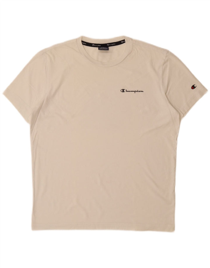 CHAMPION T-Shirt Homme Blanc Petit
