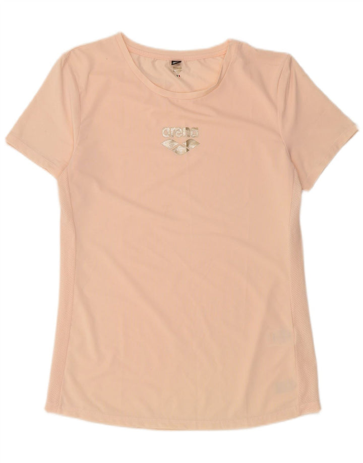 Arena T-Shirt Femme Top UK 14 Large Rose Polyester