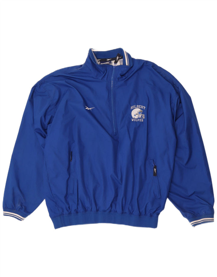 Reebok Homme Graphic Pullover Survêtement Top Veste XL Bleu Polyester