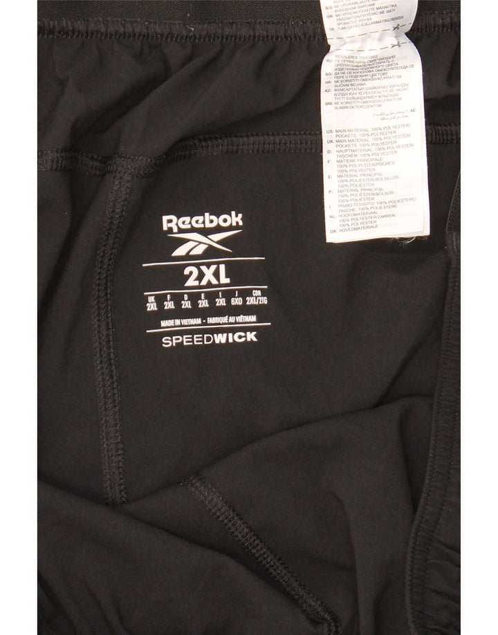 Reebok Short de sport homme 2XL noir polyester
