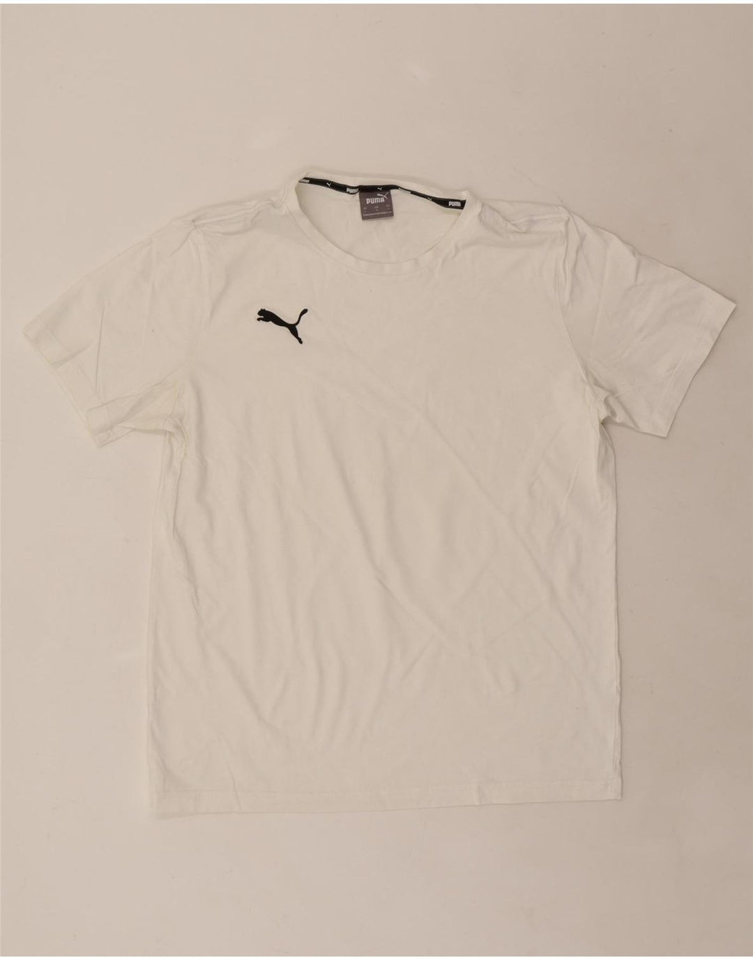 PUMA Mens T-Shirt Top Large White