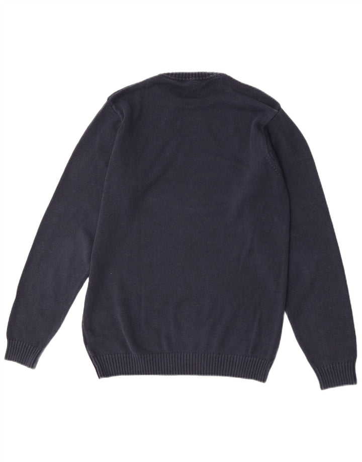 Gant Pull Col Ras Du Cou Homme Bleu Marine Moyen Coton