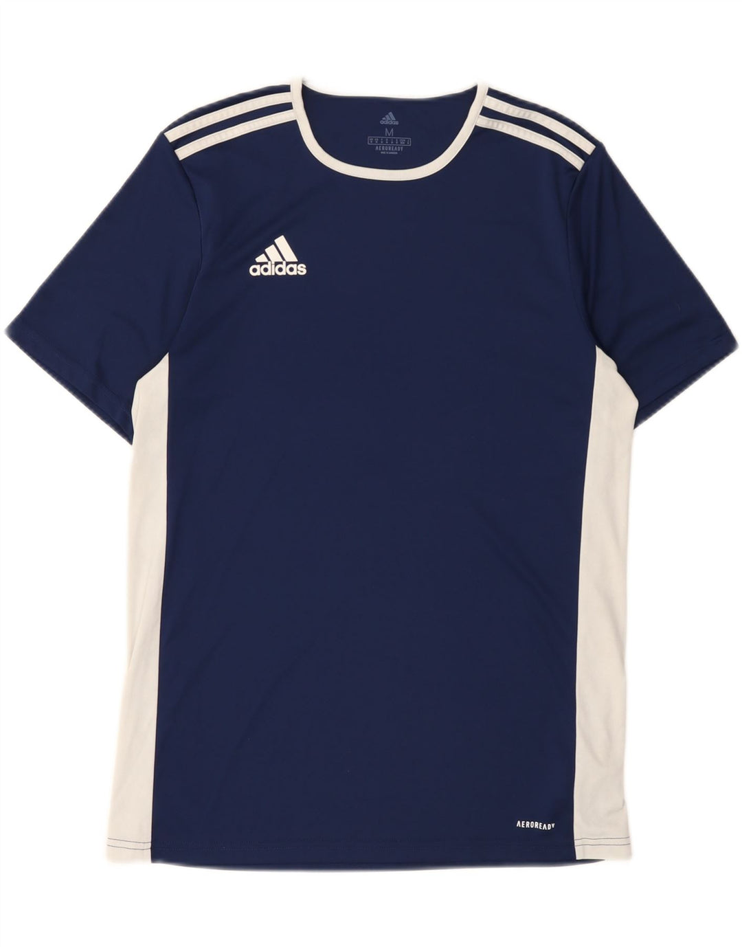 Adidas Homme Aeroready Graphic T-Shirt Top Bleu Marine Moyen Polyester