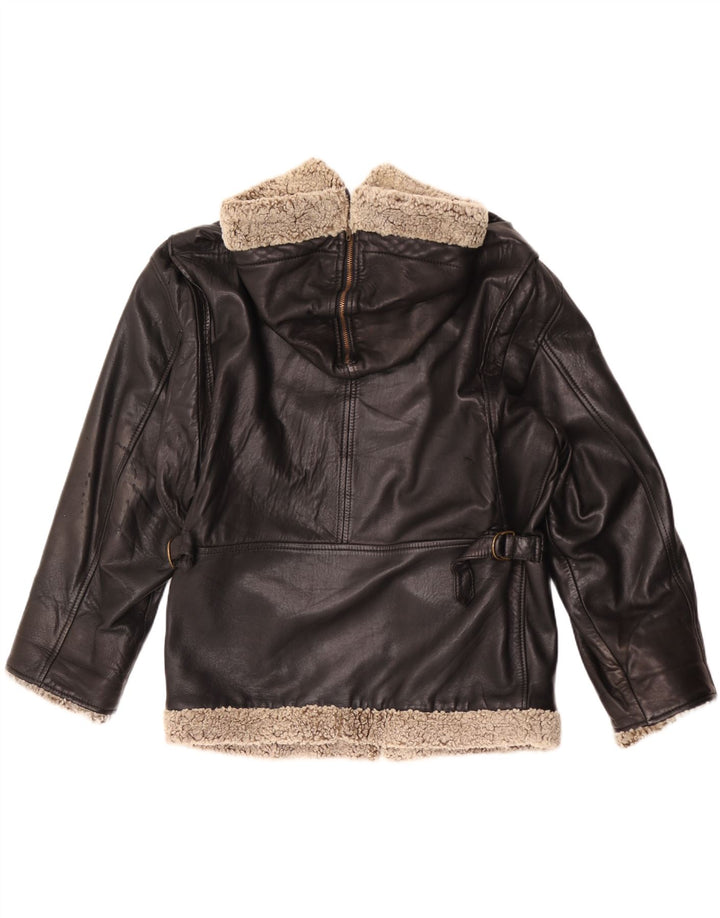 Henry Cottons Veste surdimensionnée à capuche pour femme IT 42 Noir moyen