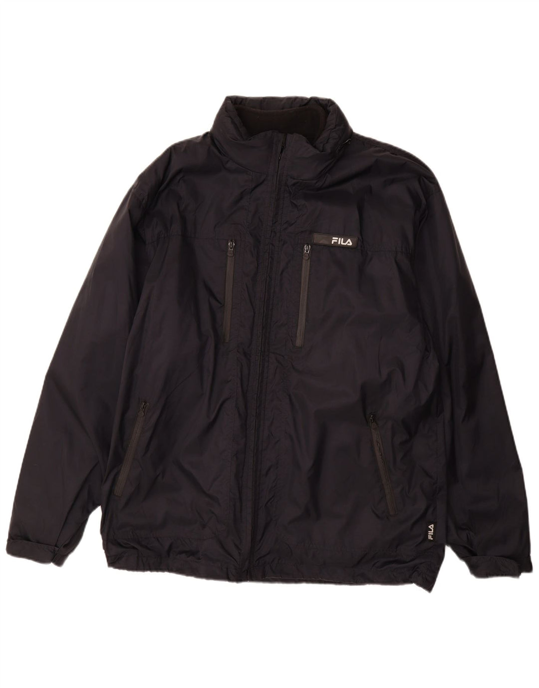 FILA Veste coupe-vent homme UK 44 2XL Bleu marine Polyamide
