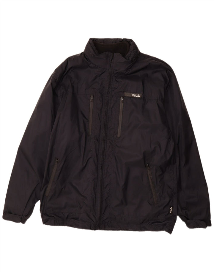 FILA Veste coupe-vent homme UK 44 2XL Bleu marine Polyamide