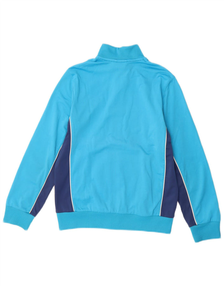 Adidas Veste de Survêtement Garçon 11-12 ans Bleu Colorblock Polyester