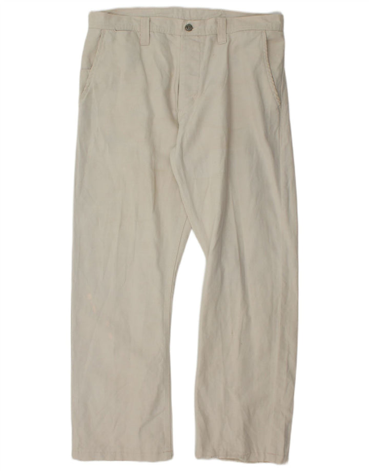 LEE Pantalon Chino Droit Homme W36 L30 Blanc Cassé