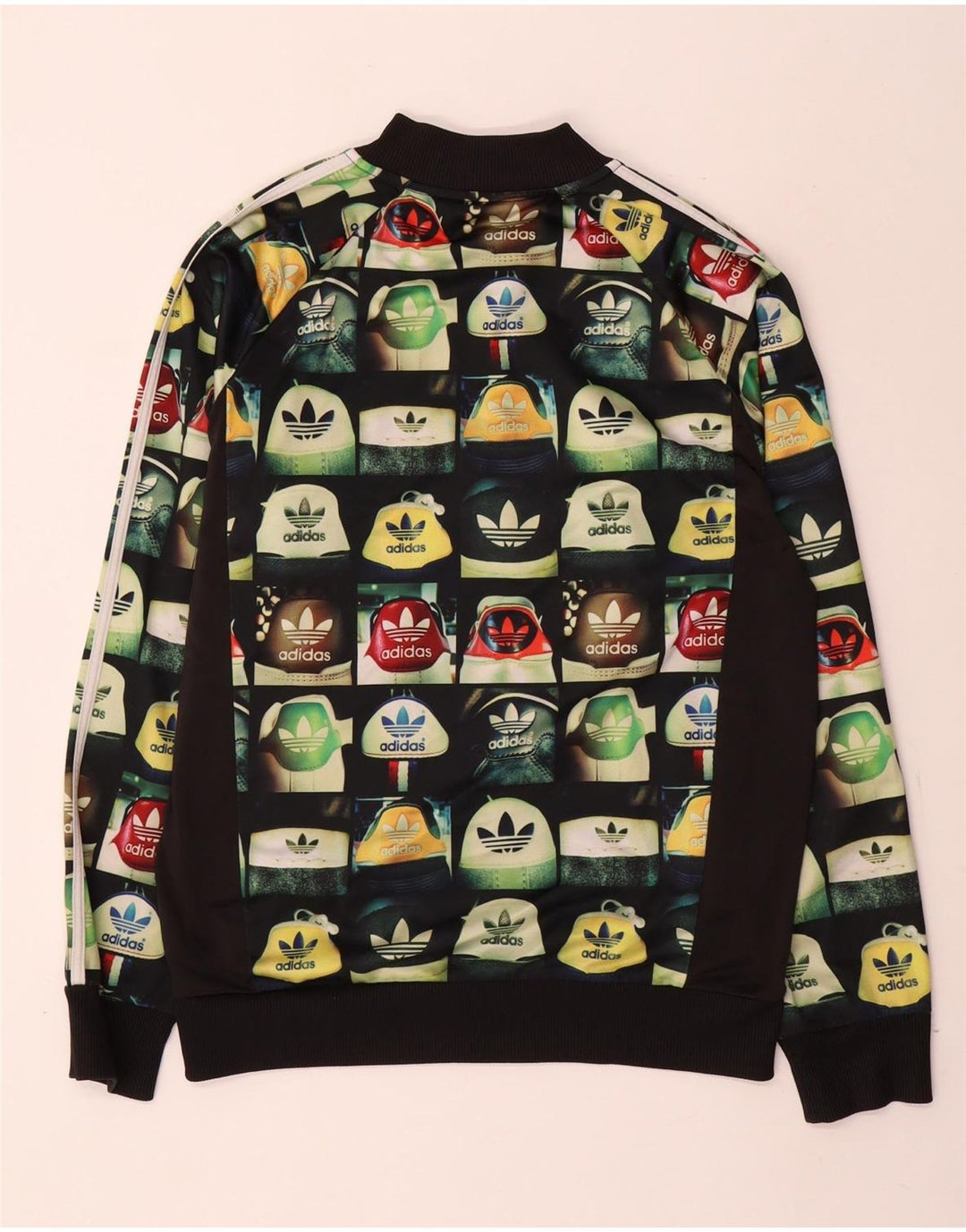 Adidas Veste de survêtement graphique pour homme Grand polyester multicolore