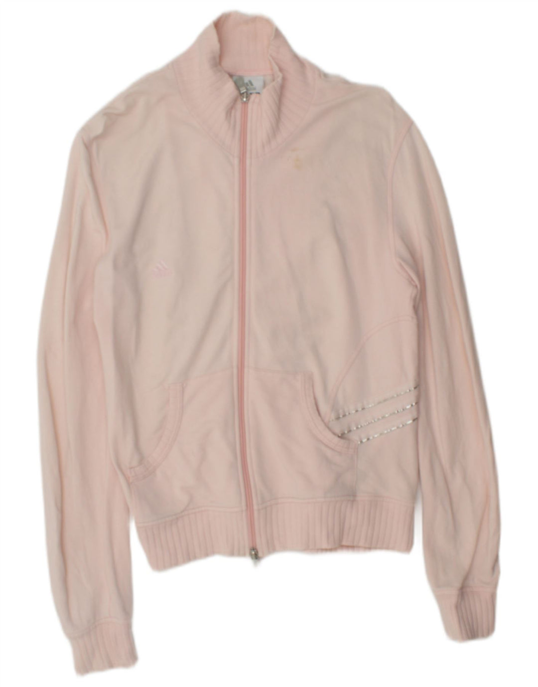 Adidas Veste de survêtement pour femme UK 14 Coton rose moyen