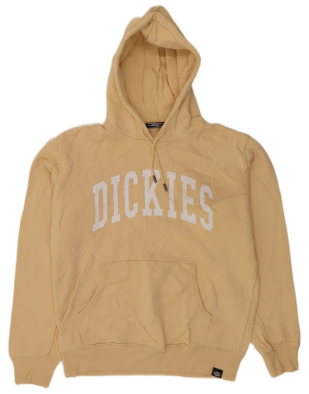 Dickies Pull à Capuche Graphique Homme Jaune Moyen Coton