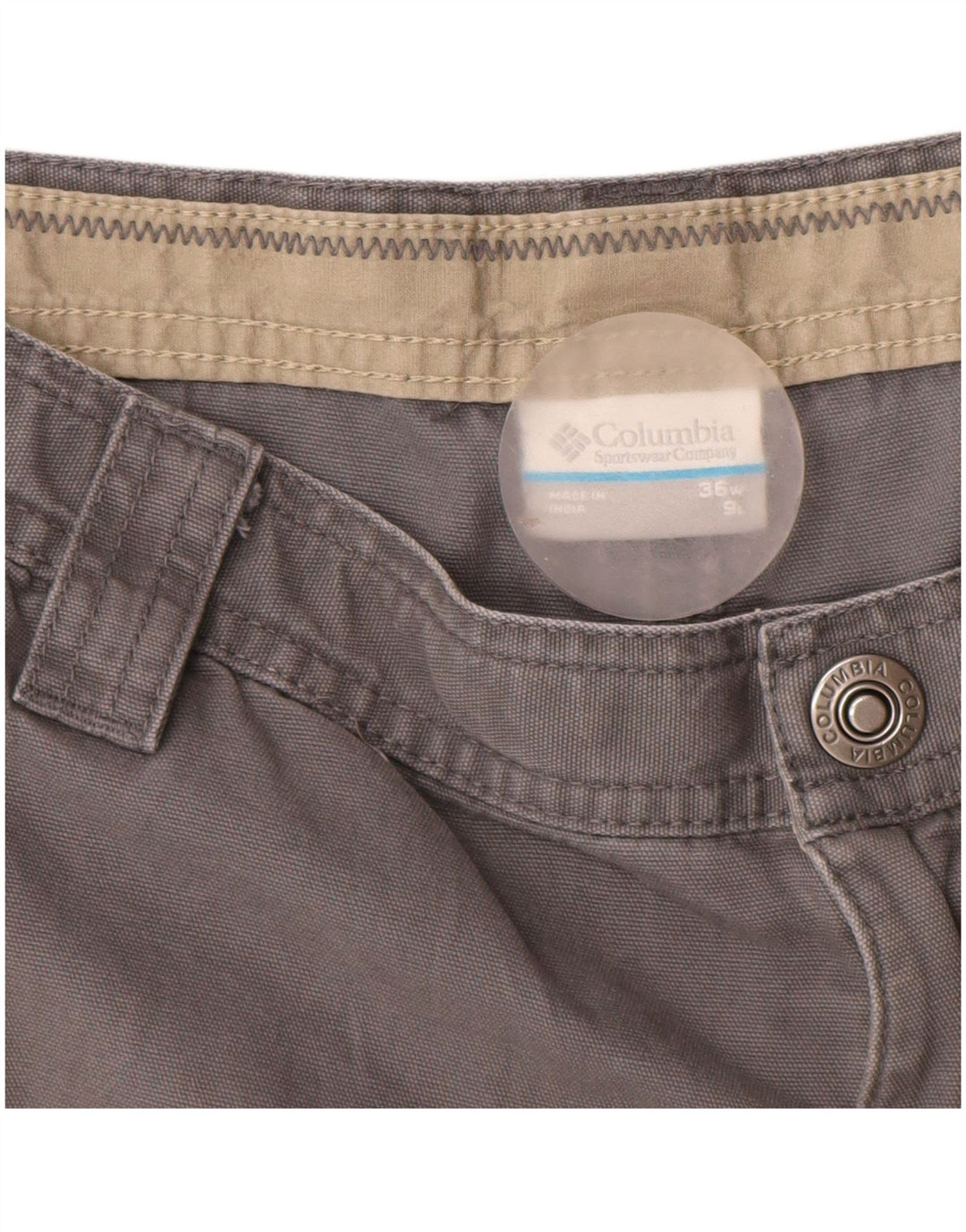 Columbia Short cargo Omni-Shield W36 pour homme en coton gris Taille L