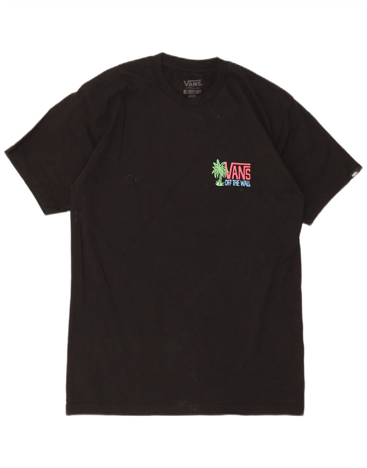 Vans T-shirt graphique coupe classique pour homme en coton noir moyen
