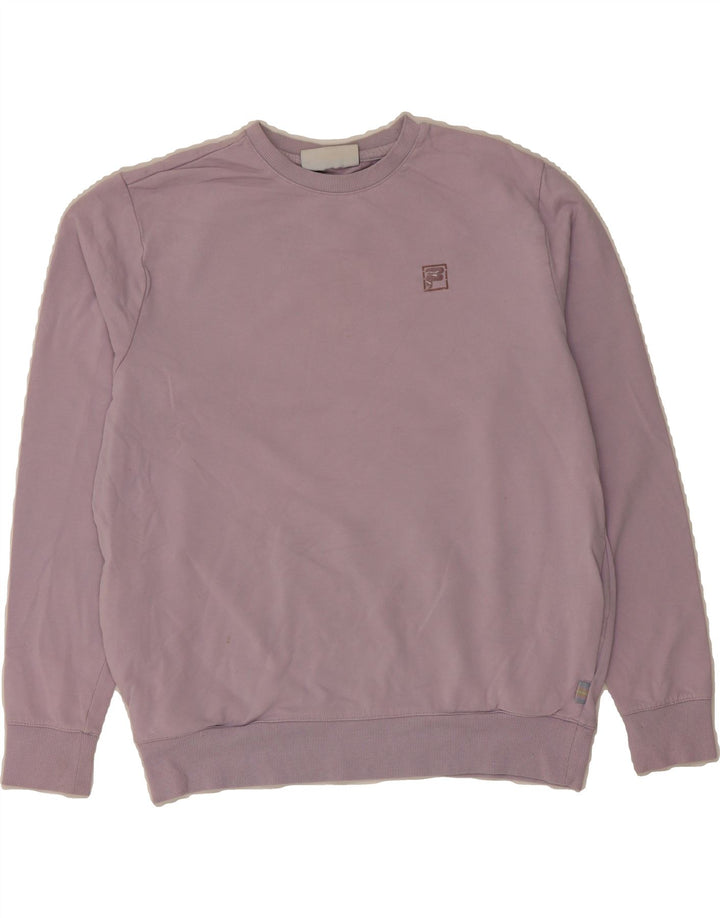 FILA Womens Sweatshirt Jumper Large Purple Cotton Vintage Fila and Second-Hand Fila from Messina Hembry 