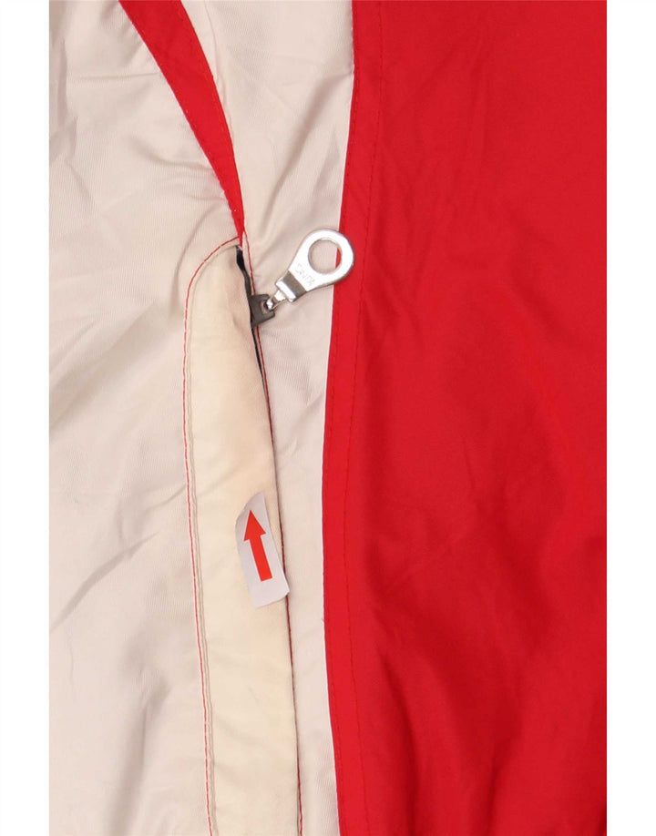 Ladakh Veste de ski à capuche pour homme EU 50 Large Rouge Colorblock Polyester
