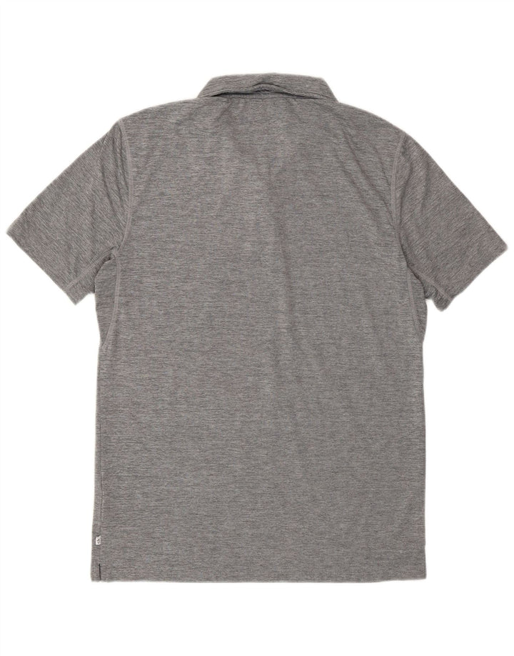 Calvin Klein Polo de Golf Homme Petit Gris Moucheté Polyester