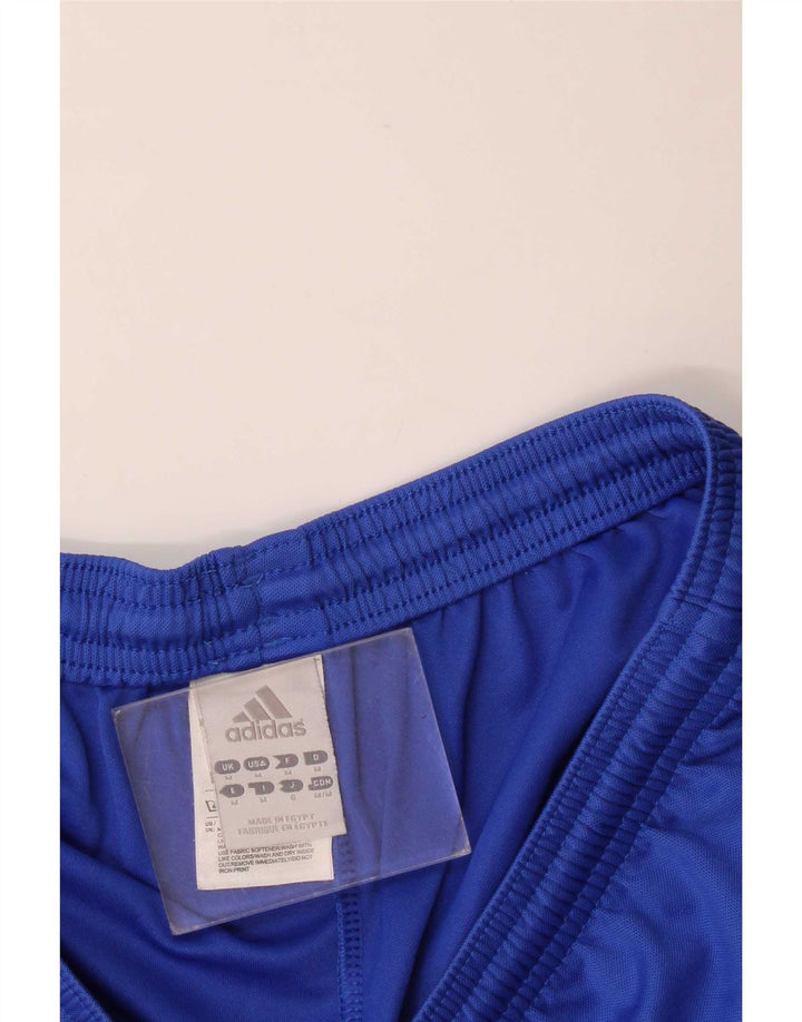 Adidas Short de Sport Climalite Homme Bleu Moyen Polyester