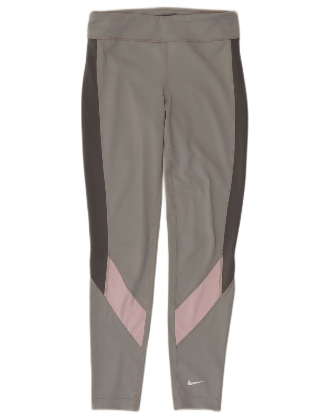 NIKE Legging Dri Fit fille 10-11 ans Polyester color block gris moyen