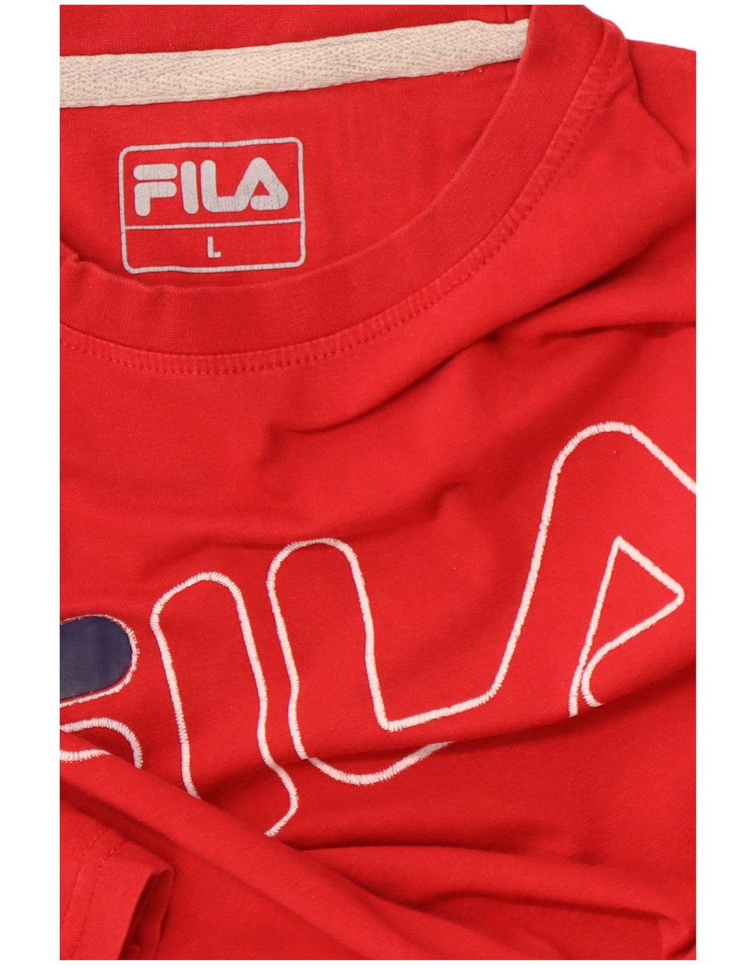 FILA T-Shirt Graphique Homme Grand Rouge