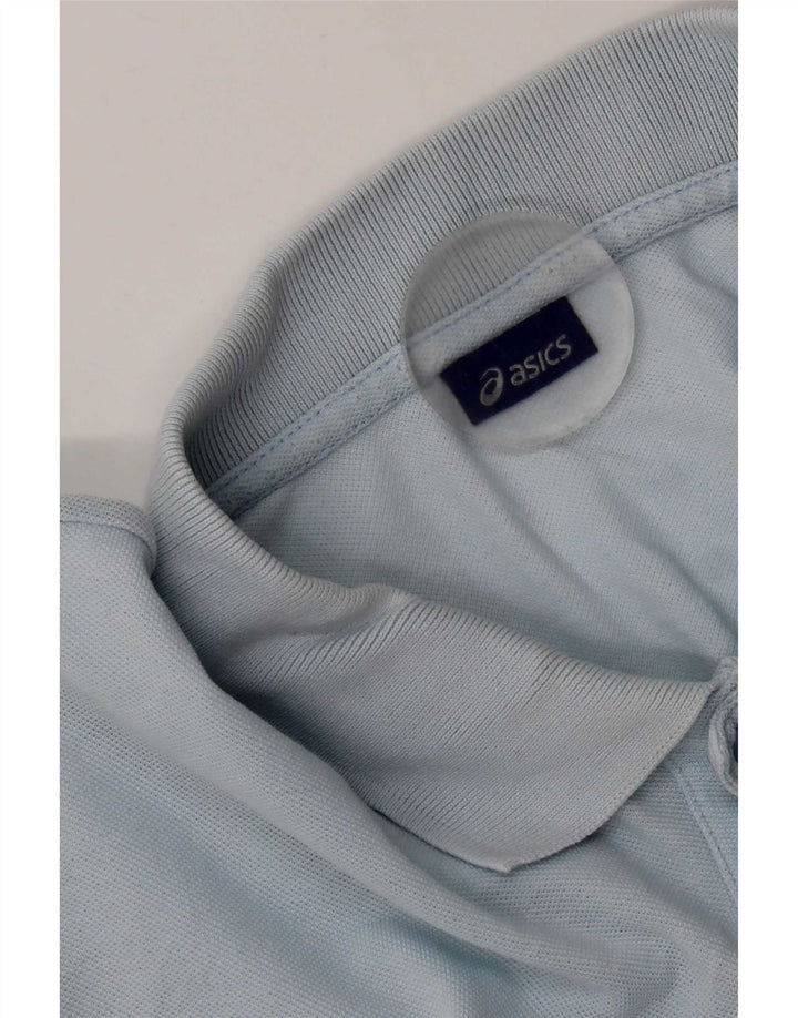 Asics Polo Homme Bleu Moyen