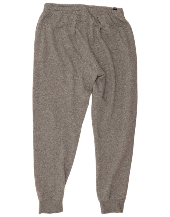 PUMA Pantalon de survêtement pour homme en coton gris Taille L