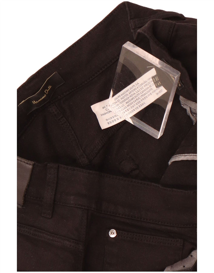 Massimo Dutti Jean droit pour femme EU 42 Large W32 L27 Coton noir