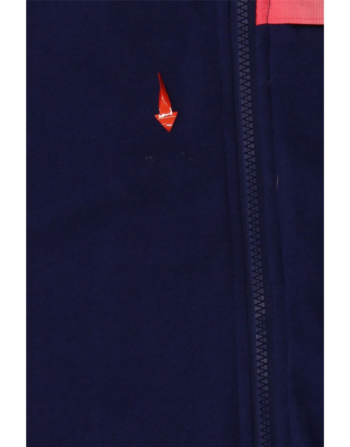 UNDER ARMOUR Pull à capuche zippé pour homme en coton color block violet grand