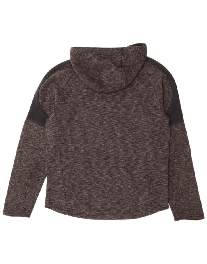 Puma Pull à Capuche Homme Gris Moyen Moucheté Coton