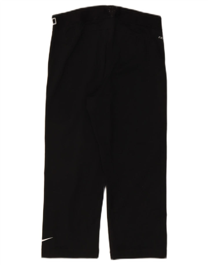 Nike Legging Capri Dri Fit Graphic pour femme UK 12 Noir moyen Polyester