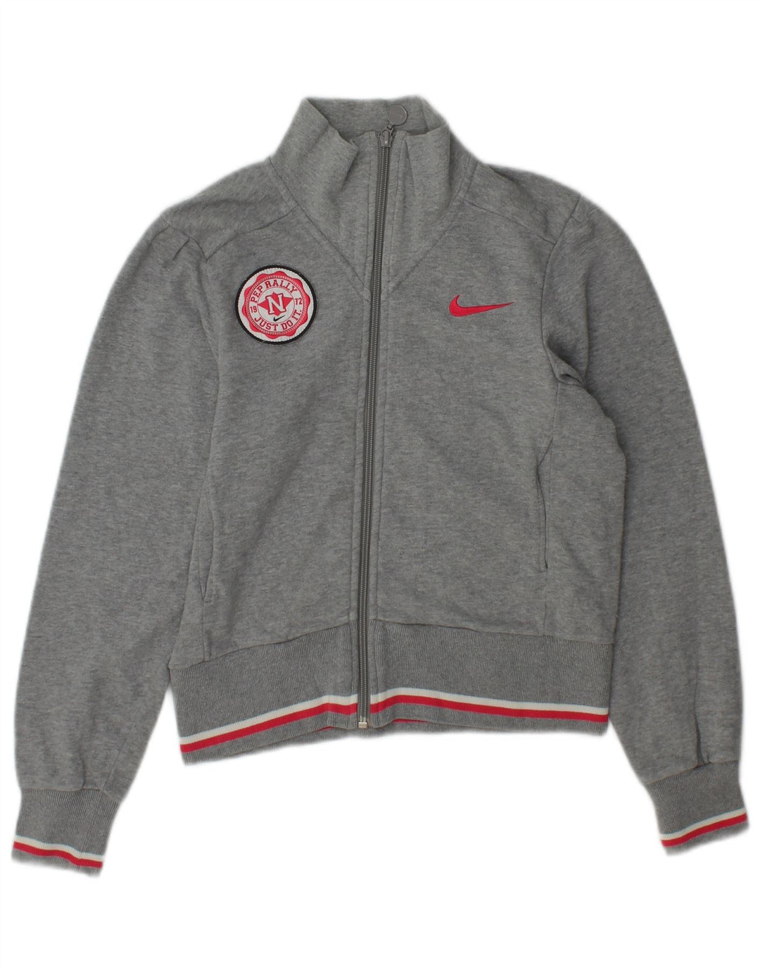 Nike Veste de survêtement pour femme UK 6/8 XS Gris Coton