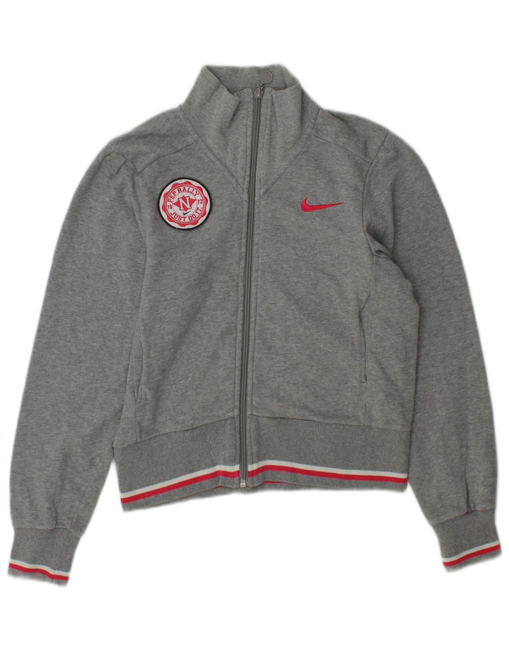 Nike Veste de survêtement pour femme UK 6/8 XS Gris Coton