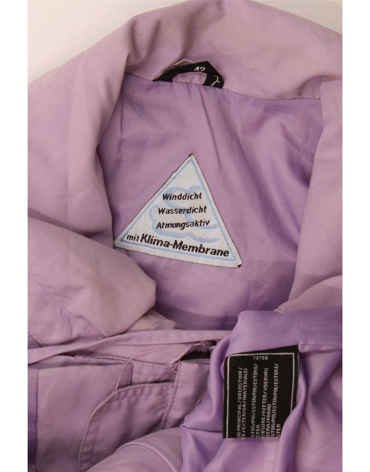 C & A Manteau coupe-vent surdimensionné pour femme EU 42 Large Violet Polyester