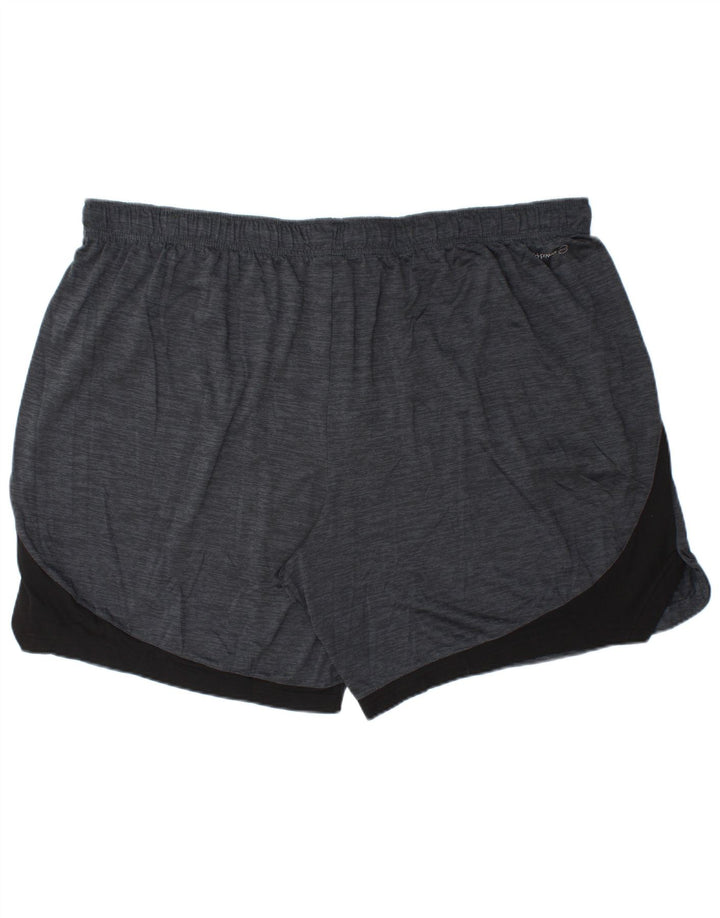 RUSSELL ATHLETIC Short de sport Dri-Power pour homme 3XL Bleu marine Colourblock