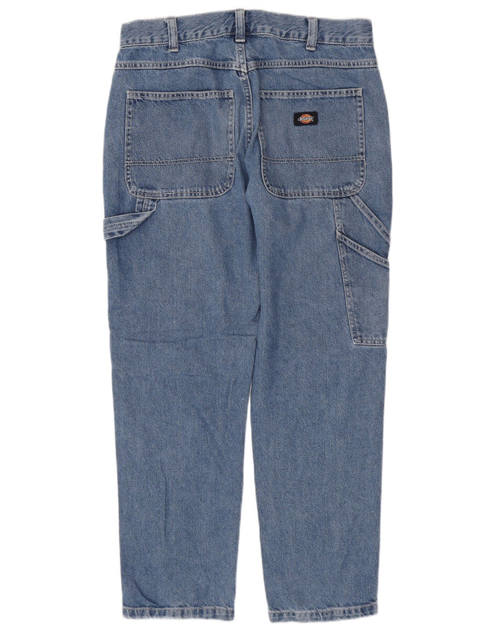 DICKIES Jean Cargo Fuselé Homme W32 L30 Bleu Coton