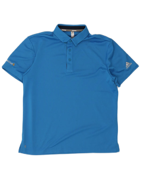 Adidas Polo Homme Grand Bleu Polyester