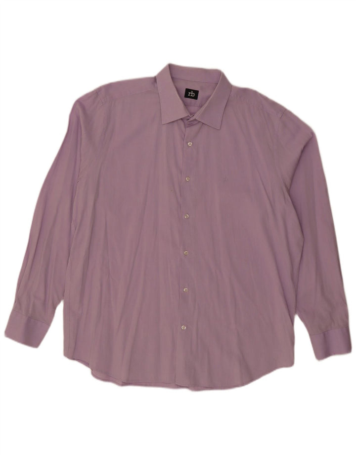 Roccobarocco Chemise Homme Taille 45 18 2XL Violet