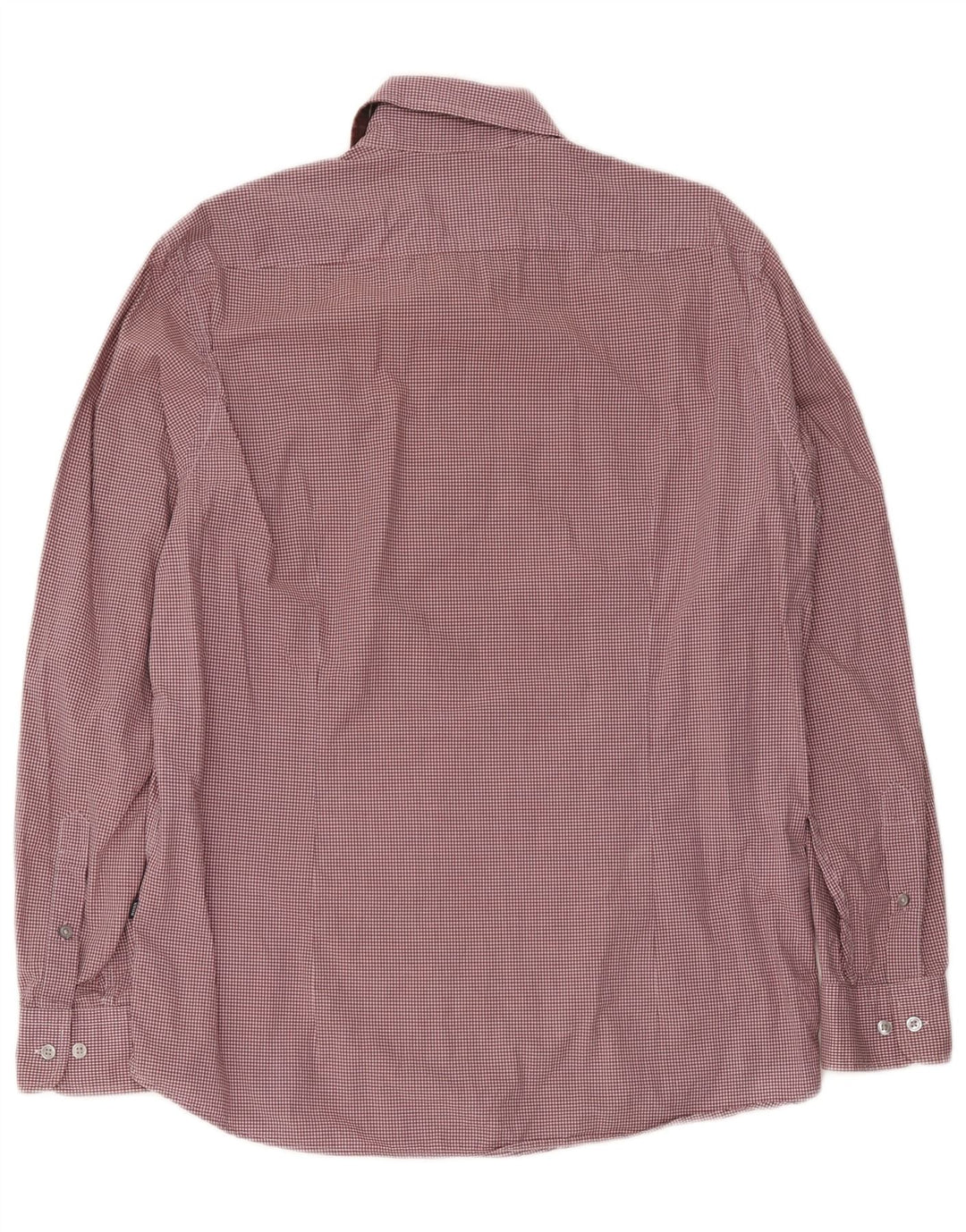 Hugo Boss Chemise Regular Fit Grand Coton Vichy Bordeaux Homme