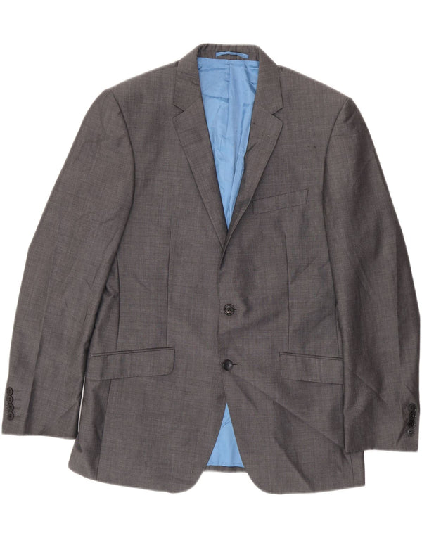 MARKS & SPENCER Veste blazer autographe à 2 boutons pour homme UK 40 Gris moyen