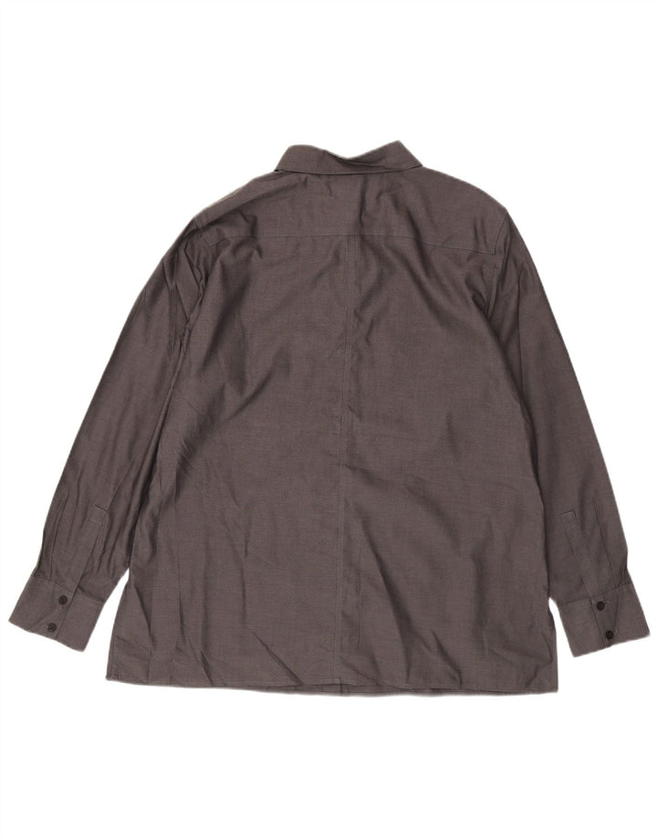 EDDIE BAUER Chemise Femme UK 18 XL Gris Coton