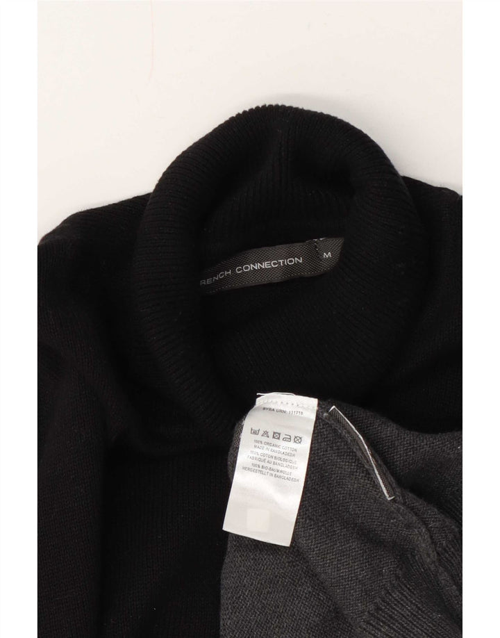 French Connection Pull col roulé pour femme UK 14 Gris moyen