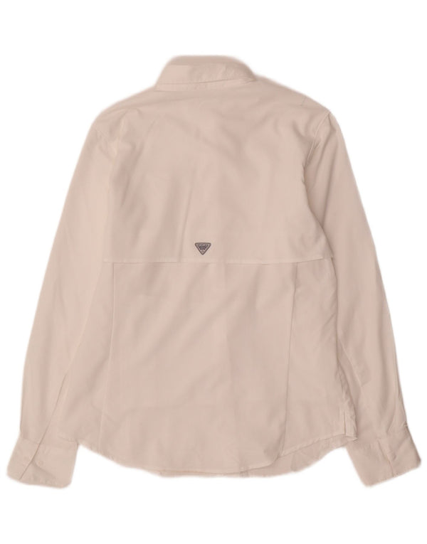 Columbia Chemise surdimensionnée pour femme UK 10 Small Blanc