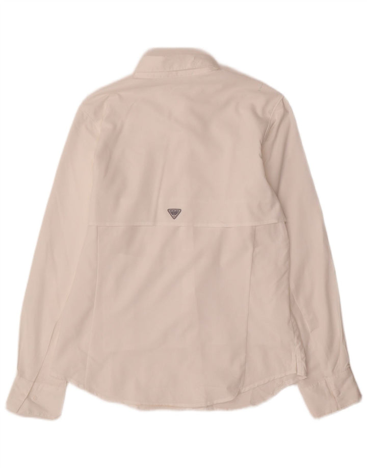 Columbia Chemise surdimensionnée pour femme UK 10 Small Blanc
