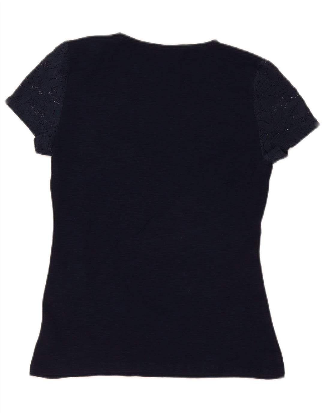 Chaps Chemisier Femme Top UK 10 Petit Coton Floral Bleu Marine