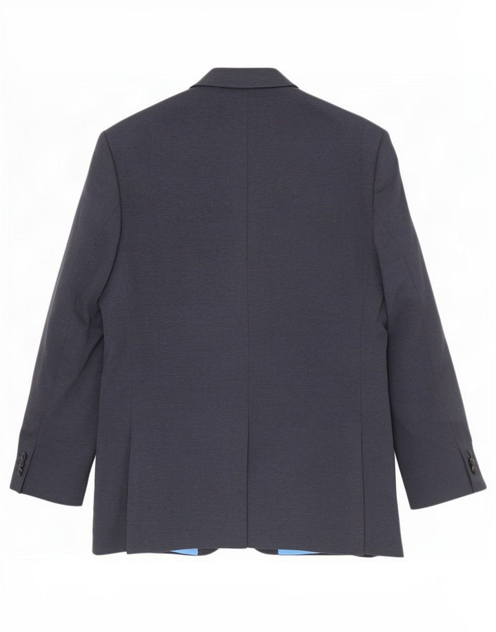 Marks & Spencer Veste blazer slim à 2 boutons pour homme UK 42 Large Bleu marine