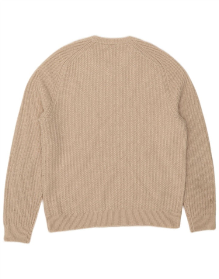 Reiss Pull col rond homme XL laine beige