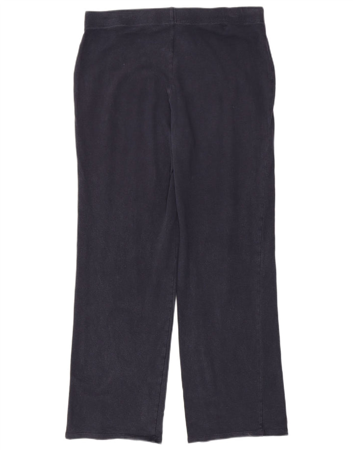 MARKS & SPENCER Pantalon de survêtement pour femme UK 14 Large Bleu Marine Coton