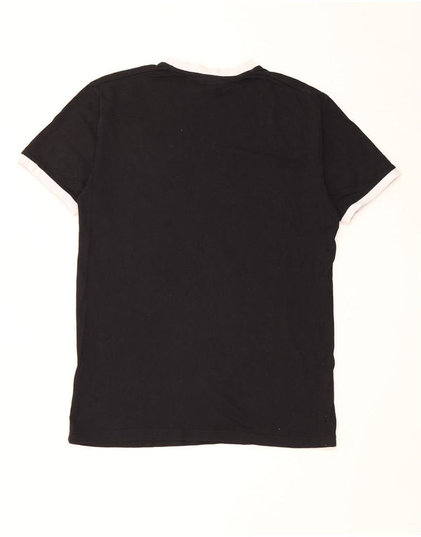 Ellesse T-Shirt Homme Noir Moyen Coton