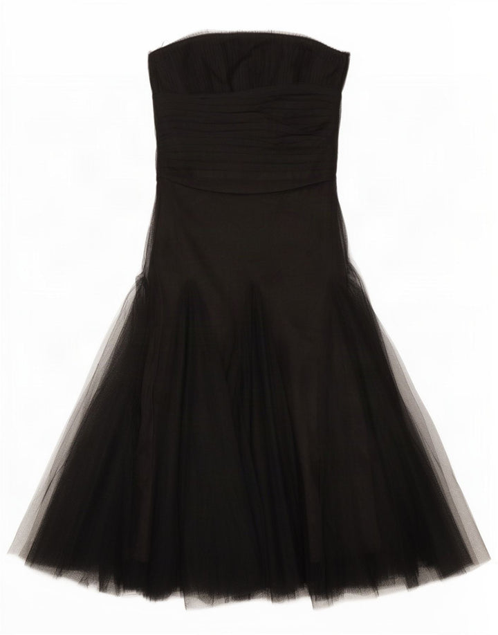 Monsoon Robe bustier surdimensionnée pour femme UK 8 Small Noir Polyester