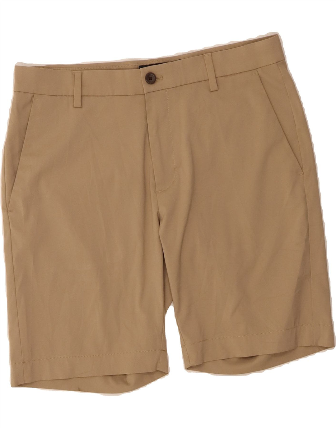 CHAPS Mens Chino Shorts W33 Medium  Brown Polyester Vintage Chaps and Second-Hand Chaps from Messina Hembry 